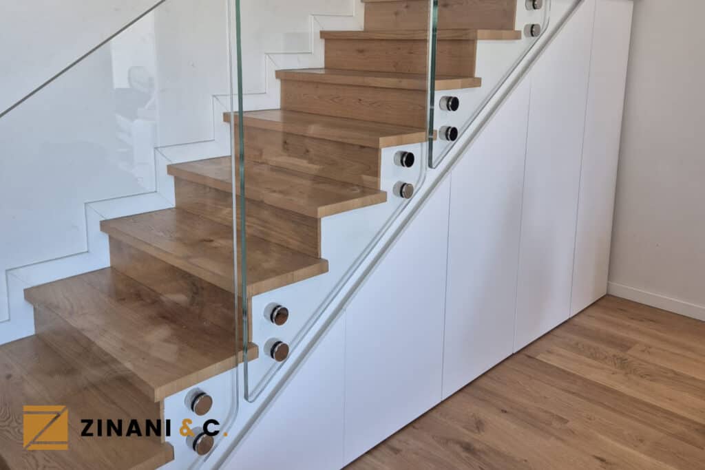 scala in legno su misura