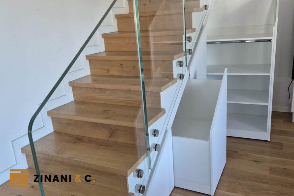 scala in legno su misura